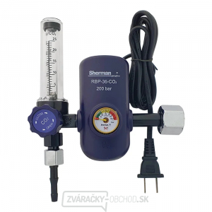 Redukčný ventil CO2/Argón s ohrievačom RBP Mini 36V Redukčný ventil CO2/Argón s ohrievačom RBP Mini 36V gallery main image