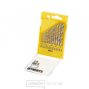 DEWALT 13DIELNA SADA VRTÁKOV DO KOVU HSS-G V PLASTOVEJ KAZETE DT5922 DEWALT 13DIELNA SADA VRTÁKOV DO KOVU HSS-G V PLASTOVEJ KAZETE DT5922 gallery main image