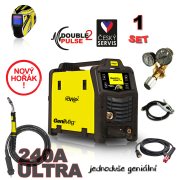 KOWAX GeniMig®240DP LCD SET 1a + Horák 4m + káble 3m + ventil + kukla Náhľad