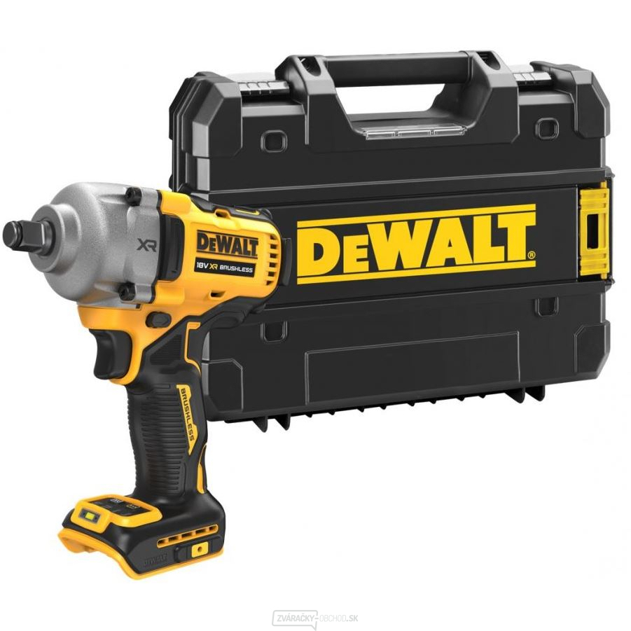 Aku bezuhlíkový rázový uťahovák 1/2" DeWALT DCF891NT, bez batérie a nabíjačky