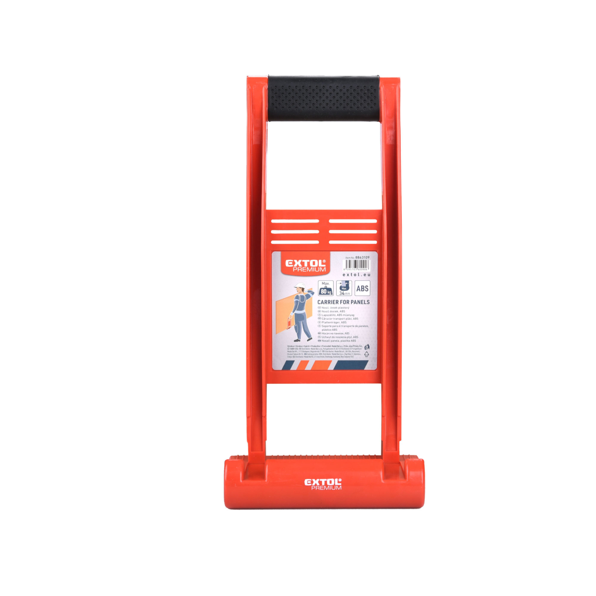 EXTOL PREMIUM Nosič dosiek plastový, nosnosť až 80kg 8863109