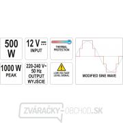 Menič napätia 12/230V 500W náhled