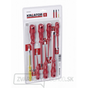 KREATOR KRT400201 - Sada izolovaných skrutkovačov 8ks Náhľad