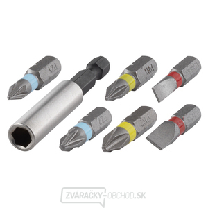 WOLFCRAFT - Bit plochý/krížový PH+PZ, adaptér, súprava 7ks WOLFCRAFT - Bit plochý/krížový PH+PZ, adaptér, súprava 7ks gallery main image