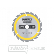 Dewalt Pílový Demolačné kotúč 165x20mm 18 zubov ATB 20° 2,4mm šírka rezu gallery main image