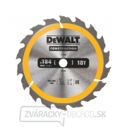 Dewalt pílový kotúč 184x16mm 18 Zubov atb 20° pre rýchly podelný rez gallery main image