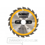 Dewalt pílový kotúč pre kot. píly 190x30mm 18 zubov ATB 20° rýchly pozdĺžny rez šírka 1.7mm gallery main image