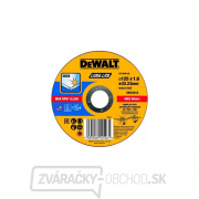 Dewalt Rezný kotúč na rezanie nerezovej ocele - Plochý 125x22.3x1.6mm Dewalt Rezný kotúč na rezanie nerezovej ocele - Plochý 125x22.3x1.6mm gallery main image