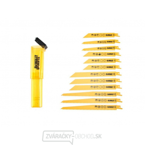 Dewalt 12 dielna sada pílových plátkov pre mečové píly v úložnom púzdre gallery main image