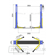 Dvojstĺpový zdvihák Golemtech 4000 kg PROFI Dvojstĺpový zdvihák Golemtech 4000 kg PROFI náhled