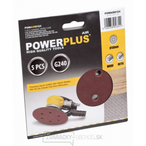POWERPLUS POWAIR0124 - 5x brúsny disk priem.150 G240