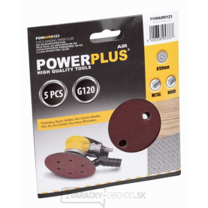 POWERPLUS POWAIR0123 - 5x brúsny disk priem.150 G120