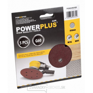 POWERPLUS POWAIR0122 - 5x brúsny disk priem.150 G60