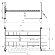 Štvorstĺpový zdvihák 5,5 t pre geometriu náhled