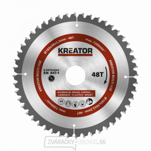 KREATOR KRT020503 - Pílový kotúč univerzálny 185mm, 48T gallery main image