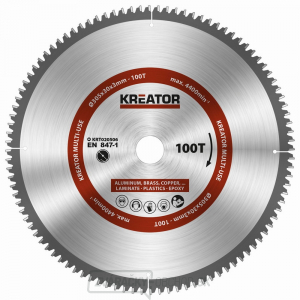 KREATOR KRT020506 - Pílový kotúč univerzálny 305mm, 100T