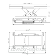 Pneumaticko hydraulický prízdvih 3000 kg Náhľad