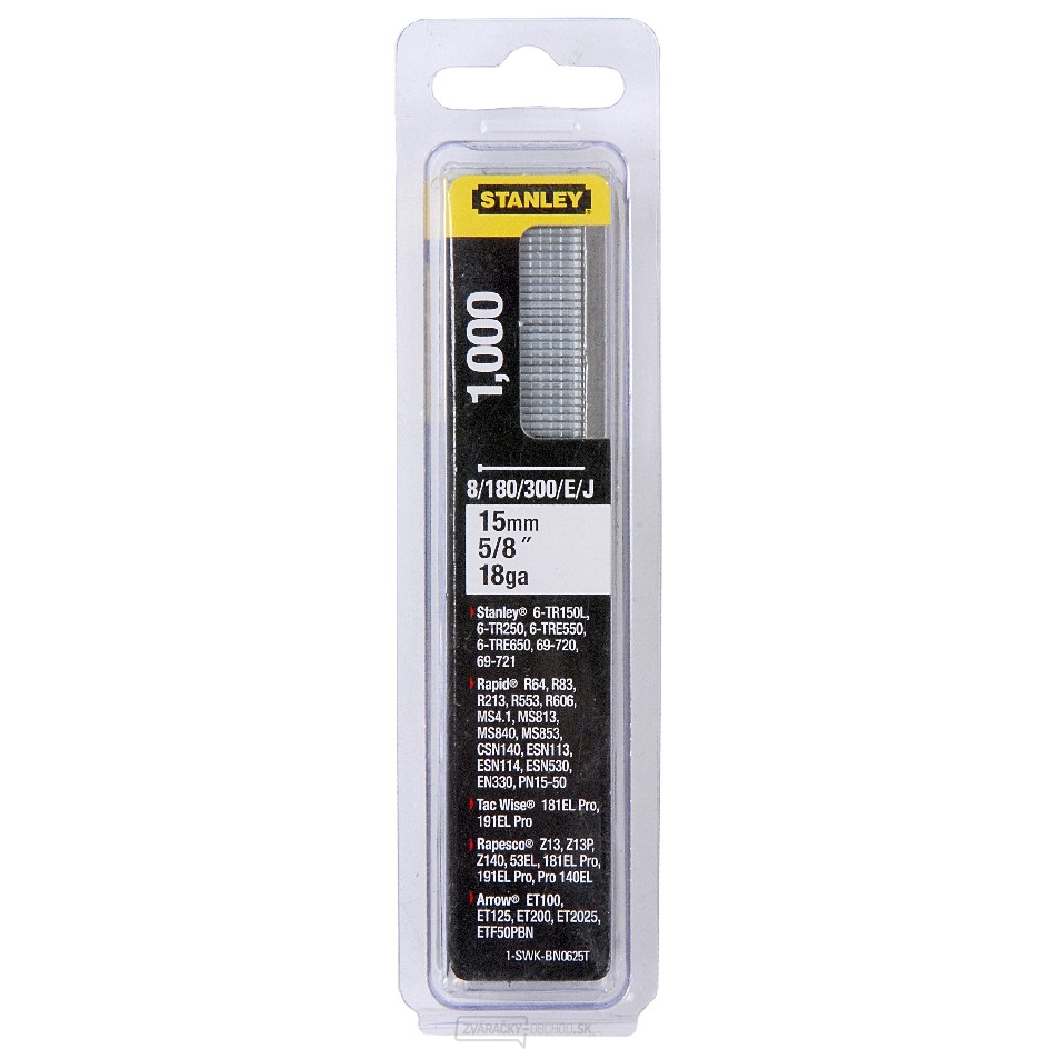 Stanley Klince 15mm 1000ks 1-SWK-BN0625T