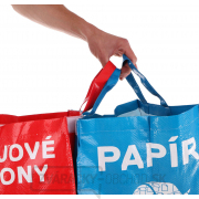 Tašky na triedený odpad SORT EASY 3 BASIC, 30x30x40 cm, 3 x 36 l, 3 ks SIXTOL náhled