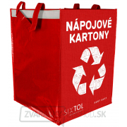 Tašky na triedený odpad SORT EASY 4 CARTON, 30x30x40cm, 4x36l, 4ks SIXTOL náhled