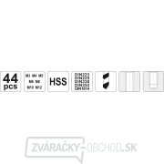 Yato Súprava závitníkov 44ks, M3, M4, M5, M6, M8, M10, M12 Náhľad