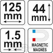 Yato Šablóna na profily 125 mm magnetická Náhľad