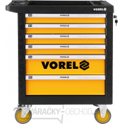 VOREL Skrinka dielenská pojazdná 6 zásuviek Náhľad