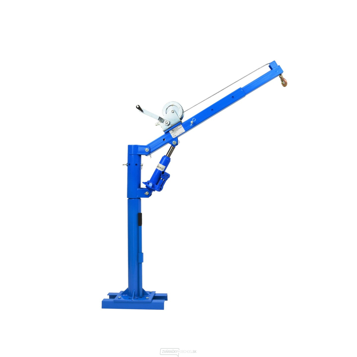 GEKO Hydraulický zdvíhací žeriav s navijakom s nosnosťou 450kg