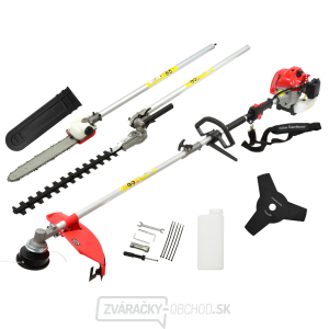 GEKO Benzínový krovinorez a multifunkčné nožnice 4v1 + príslušenstvo GEKO Benzínový krovinorez a multifunkčné nožnice 4v1 + príslušenstvo gallery main image