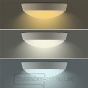 Solight LED vonkajšie osvetlenie s nastaviteľnou CCT, 12W, 900lm, 22cm, 2v1 - biely a čierny kryt Náhľad