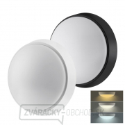 Solight LED vonkajšie osvetlenie s nastaviteľnou CCT, 12W, 900lm, 22cm, 2v1 - biely a čierny kryt gallery main image