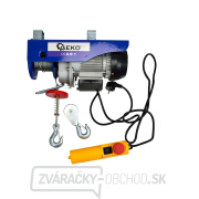 GEKO Elektrický navijak, 150/300kg, 1300W GEKO Elektrický navijak, 150/300kg, 1300W gallery main image