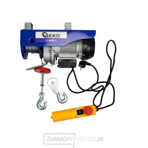 GEKO Elektrický navijak, 150/300kg, 1300W GEKO Elektrický navijak, 150/300kg, 1300W gallery main image