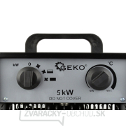 GEKO Elektrický ohrievač vzduchu s ventilátorom 5kW GEKO Elektrický ohrievač vzduchu s ventilátorom 5kW náhled