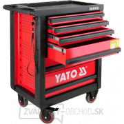 YATO Skrinka dielenská pojazdná 6 zásuviek červená gallery main image