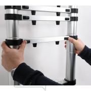 Yato Rebrík teleskopický 13 stupňov 3,8 m, nosnosť 150kg náhled