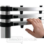 Yato Rebrík teleskopický 13 stupňov 3,8 m, nosnosť 150kg náhled