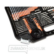 GEKO Vrtáky HSS a HSS-TiN, bity a vykružovačky, súprava 246 ks Náhľad