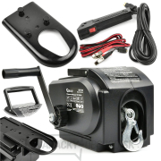 Elektrický lanový navijak 300 W/12 V, max. zaťaženie 907 kg, pre lode, prenosný - GEKO náhled