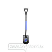Rýľ záhradný oceľový, šírka 190 mm gallery main image