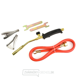 GEKO Plynový univerzálny horák s 3 koncovkami + hadica 1,5m GEKO Plynový univerzálny horák s 3 koncovkami + hadica 1,5m gallery main image