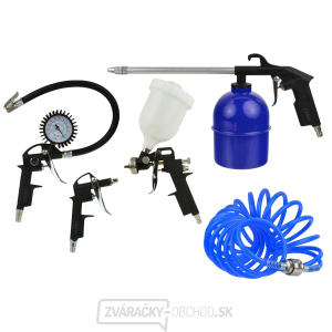 GEKO Sada fúkacích a striekacích pištolí s hadicou - 5 ks GEKO Sada fúkacích a striekacích pištolí s hadicou - 5 ks gallery main image