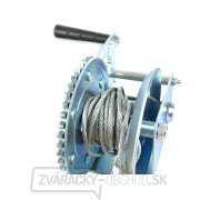 Horizontálny lanový navijak 1000LB/450kg 5m lano (6) náhled