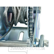 Horizontálny lanový navijak 1000LB/450kg 5m lano (6) náhled