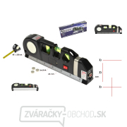 GEKO Laserová vodováha s metrom 2,5m GEKO Laserová vodováha s metrom 2,5m gallery main image