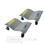 Oceľové transportné valčeky s nosnosťou 1500 libier (2 ks) nového typu Náhľad