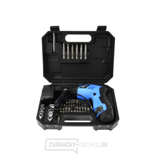 GEKO Aku skrutkovač 3,6V s príslušenstvom + kufor GEKO Aku skrutkovač 3,6V s príslušenstvom + kufor gallery main image