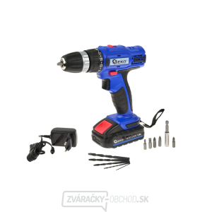 GEKO Vŕtací skrutkovač aku, 1x1.3Ah, 14.4V GEKO Vŕtací skrutkovač aku, 1x1.3Ah, 14.4V gallery main image