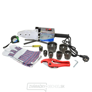 GEKO Zváračka polyfúznych plastových rúrok, 1500W, 16-63mm GEKO Zváračka polyfúznych plastových rúrok, 1500W, 16-63mm gallery main image