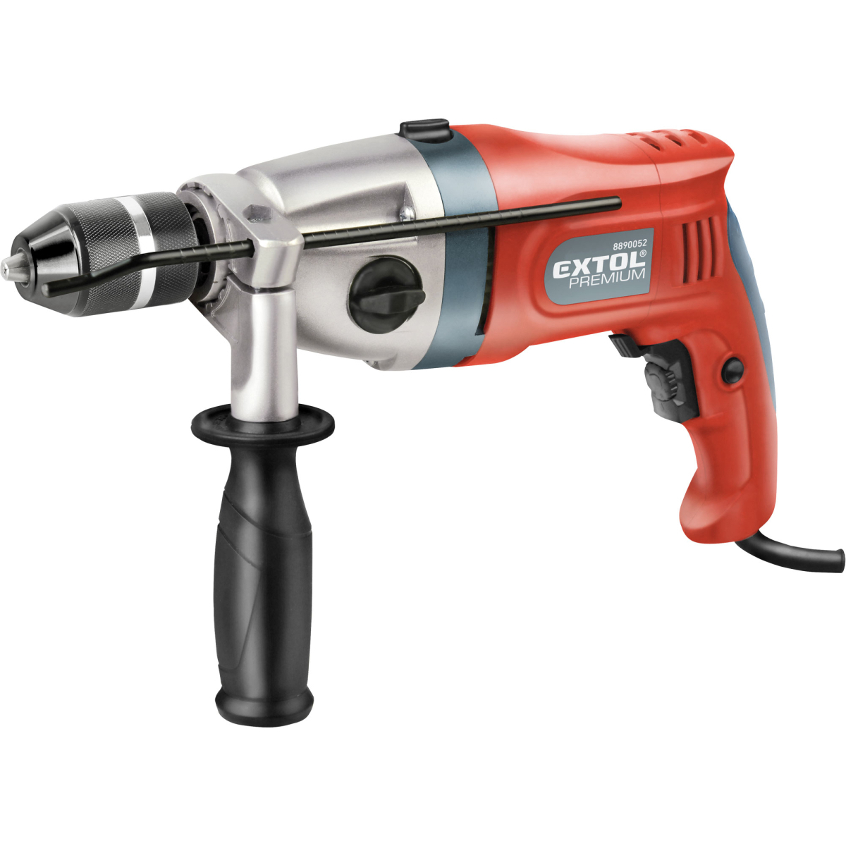EXTOL PREMIUM Vŕtačka s príklepom, Click-lock, 1100W 8890052